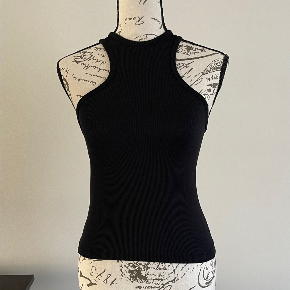 Rue21 Black Ribbed Tank Top